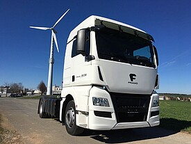 Vollelektrische Sattelzugmaschine | FRAMO GmbH Vollelektrische Sattelzugmaschine | FRAMO GmbH